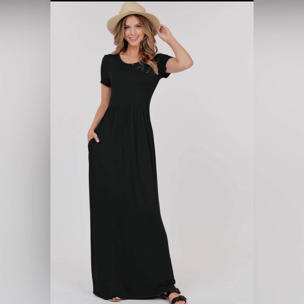 Short Sleeve Maxi Dress